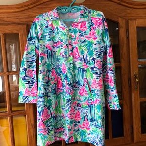Ladies Lilly Pulitzer long popover